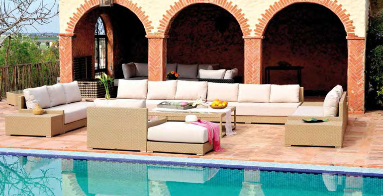 Mobilier jardin a marrakech